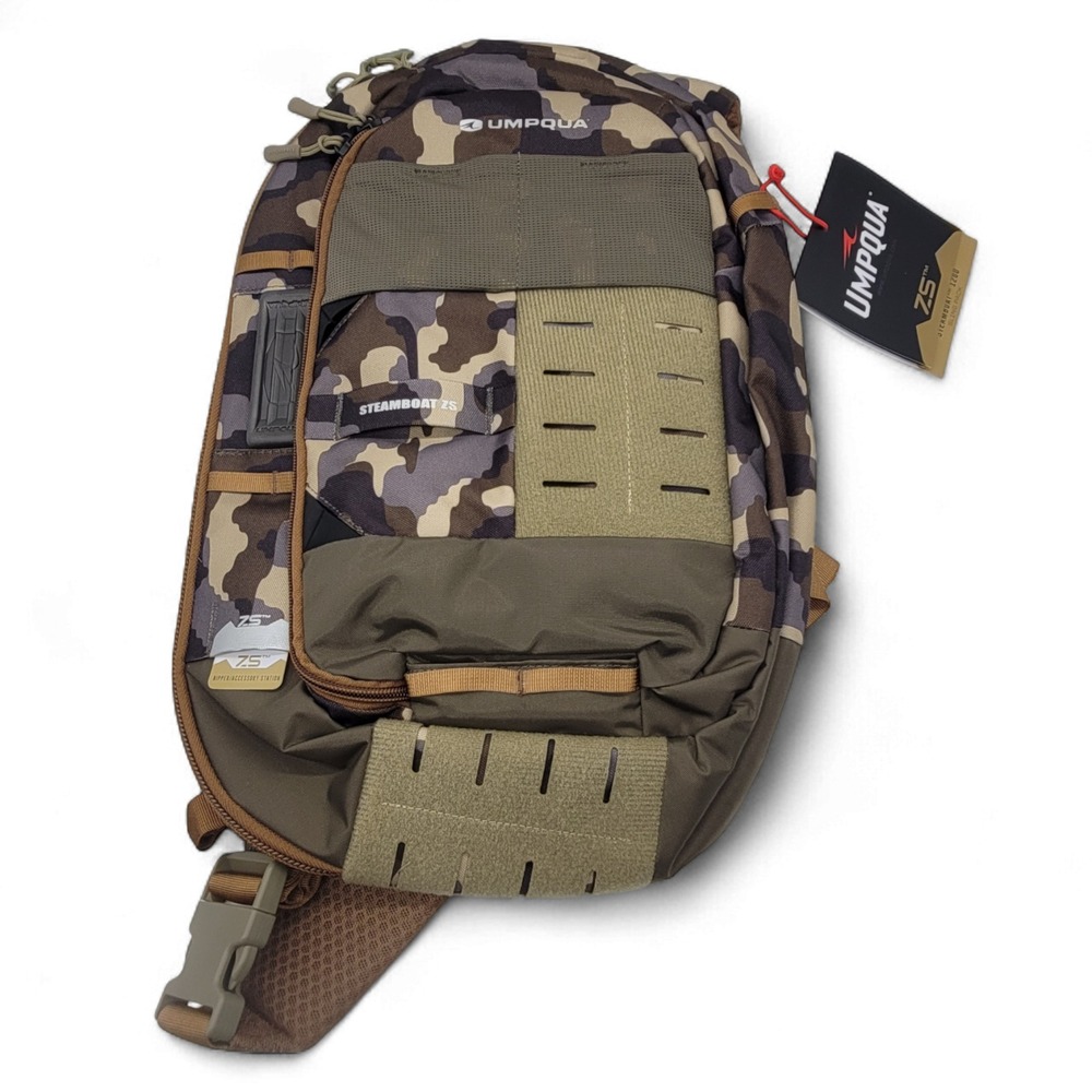 Umpqua ZS2‎ Steamboat 1200 Sling Pack – Camo 10L 13"x9"x8" Fishing Bag